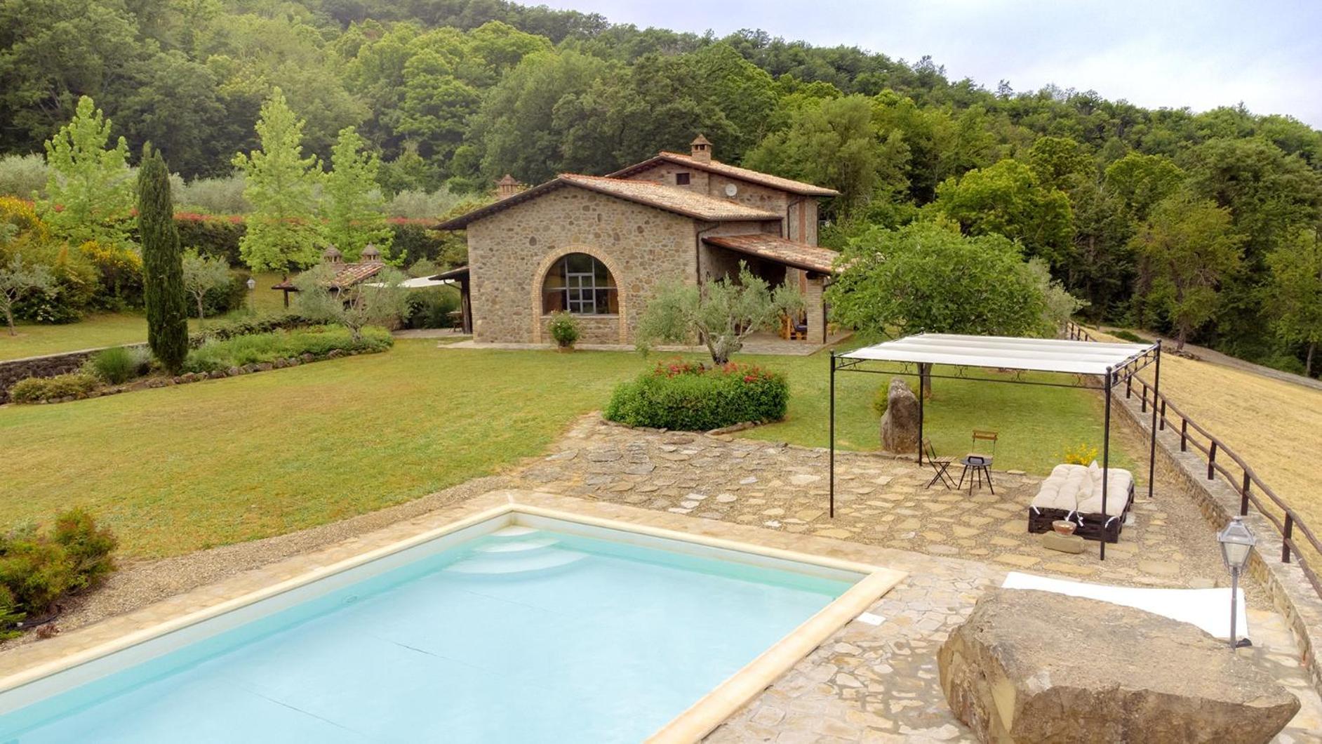 Villa Elisa - Private Pool & Airco Near Reschio Castle Lugnano Exterior foto