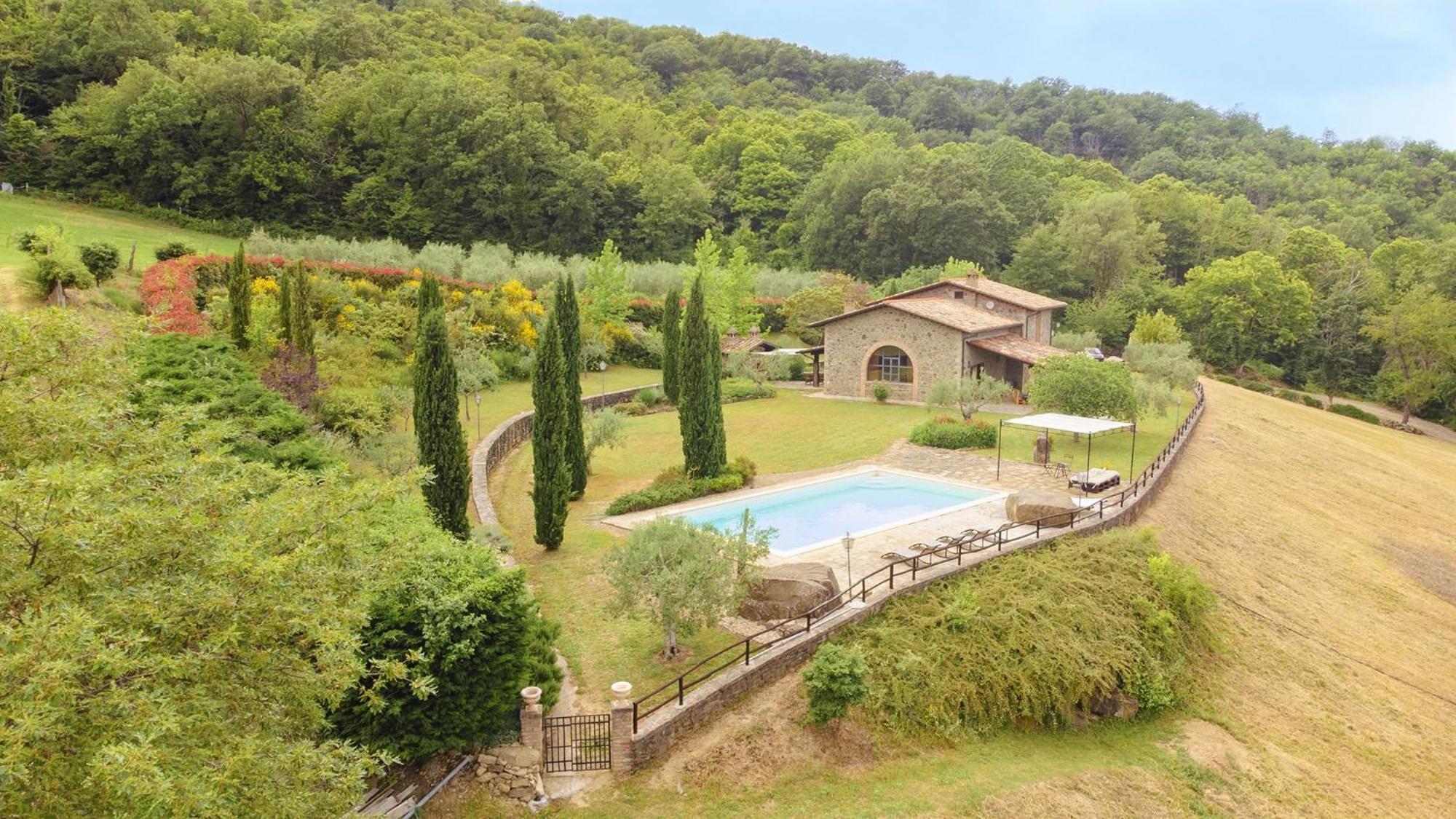 Villa Elisa - Private Pool & Airco Near Reschio Castle Lugnano Exterior foto